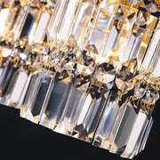 1- Light Gold Crystal Linear Pendant Light - Details | Feyran