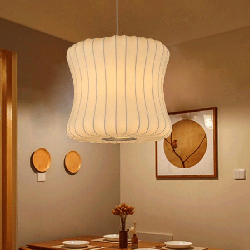 Feyran Vintage LED Silk Lantern Pendant Light