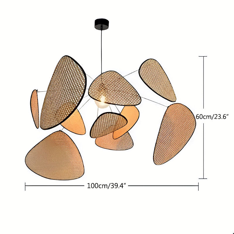 Feyran Screen Cannage Suspension Chandelier