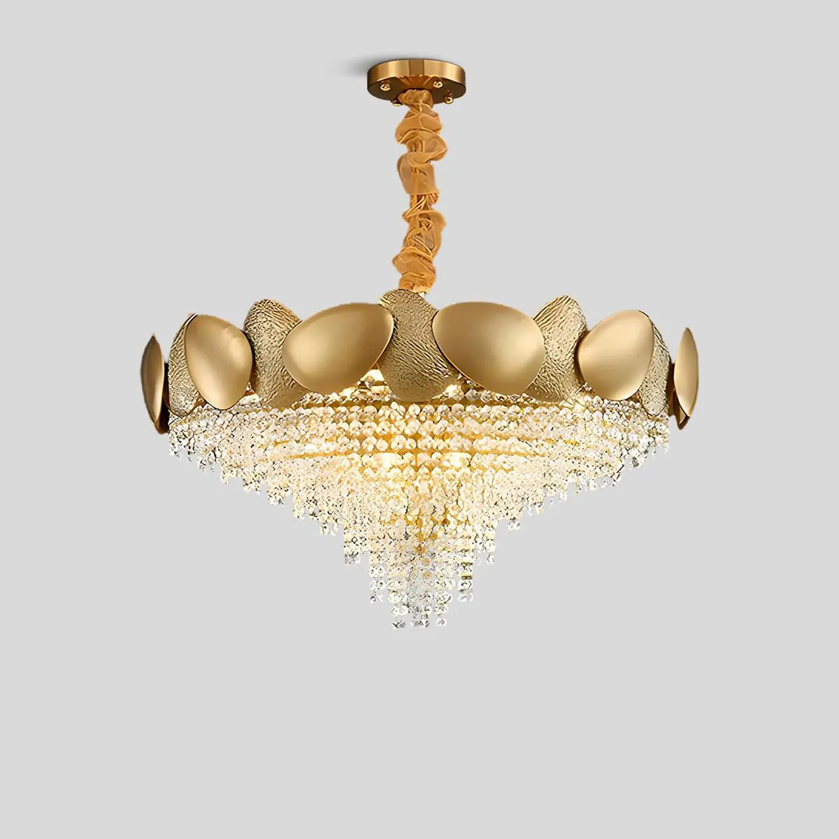 Feyran Luxurious Crystal Golden Chandelier