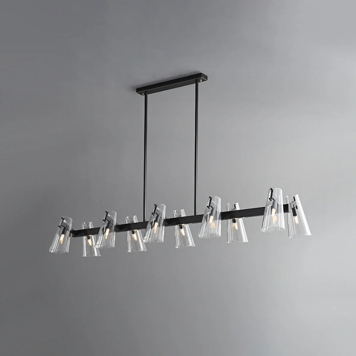 Feyran Modern All-Copper Acrylic Chandelier for Dining Room