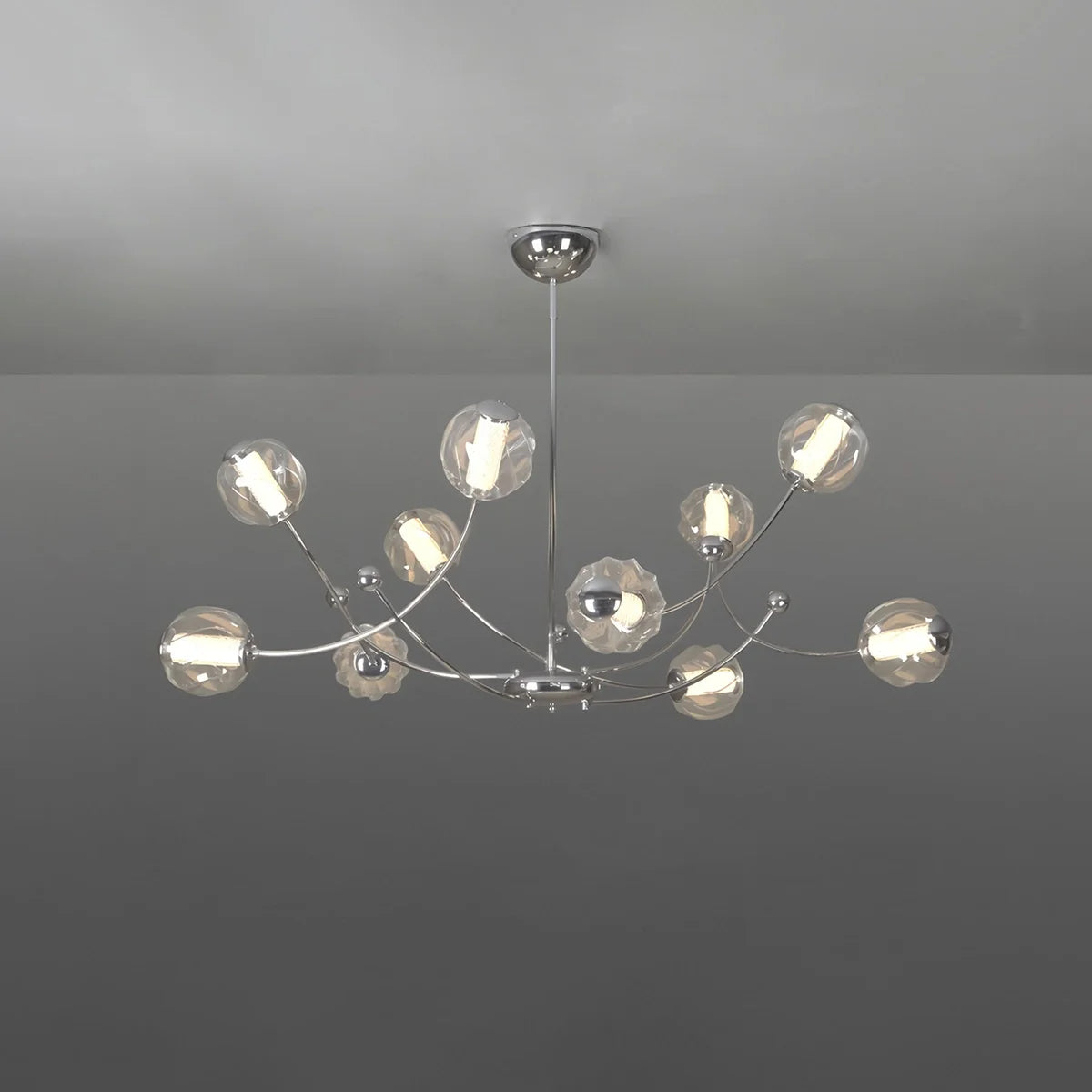 Feyran French Minimalist Glass Ball Chandelier