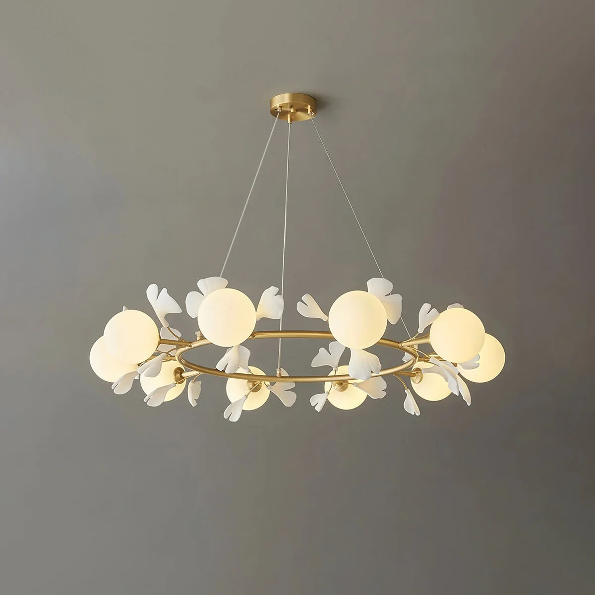 Feyran Evander Ginkgo Chandelier for Dining Area