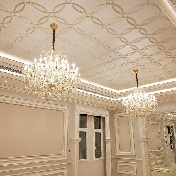 Allumage Extra Wide Classic Crystal Chandelier - Yovalighting
