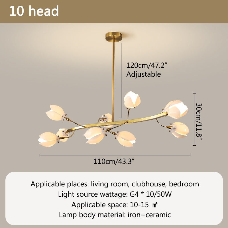 Feyran Ceramics Magnolia Chandelier