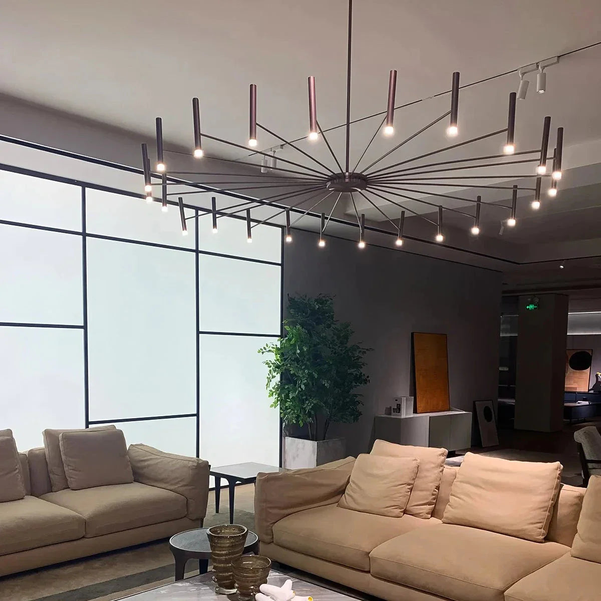 Feyran Modern Adjustable Candelabra Chandelier for Living Room
