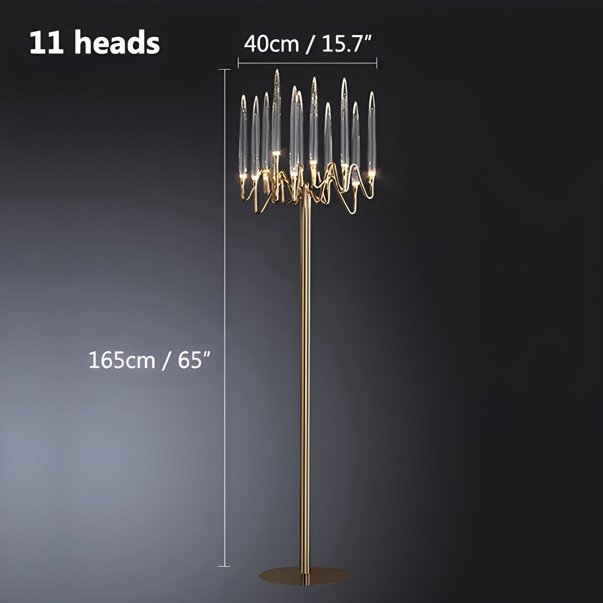 Feyran Modern Branch Chandelier & Floor Lamp