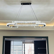 One Ring Oval Dimmable LED Chandelier - Cold Light | Feyran