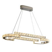 One Ring Oval Dimmable LED Chandelier - WarmLight | Feyran