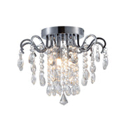 Modern Mini Round Crystal Flush Mount Ceiling Light | Feyran