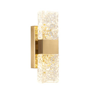 Gold Ripple Crystal Wall Sconce | Feyran