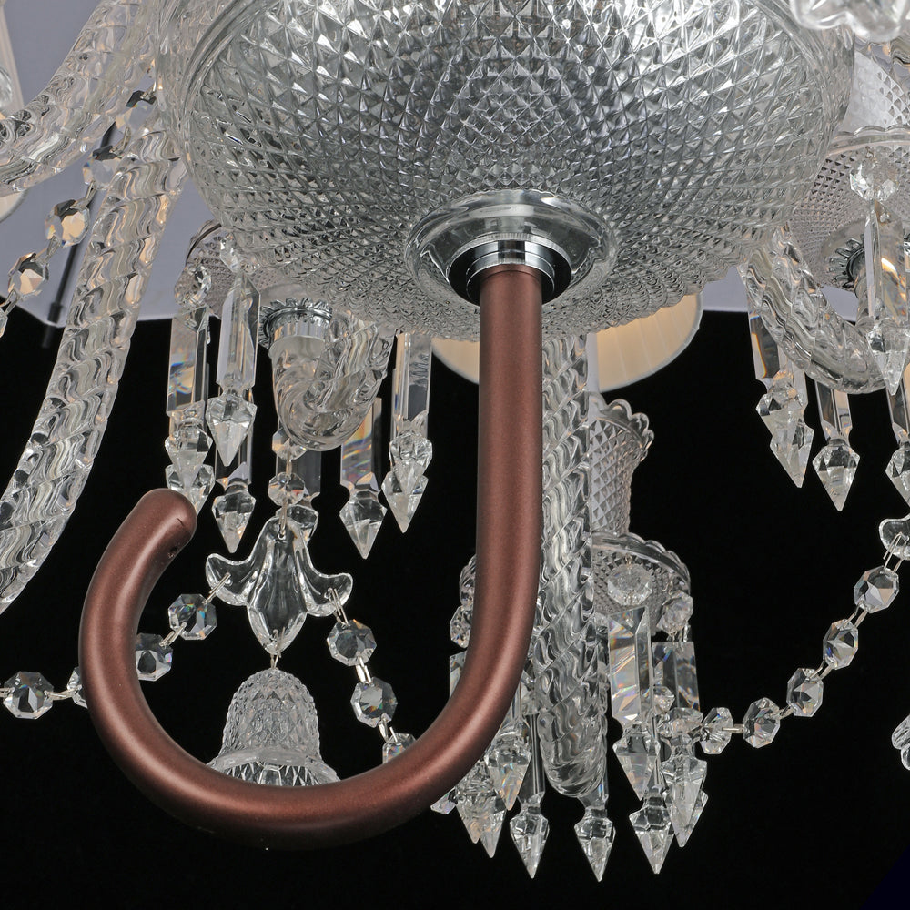 12 Lights Bacara Crystal Lighting with Umbrella