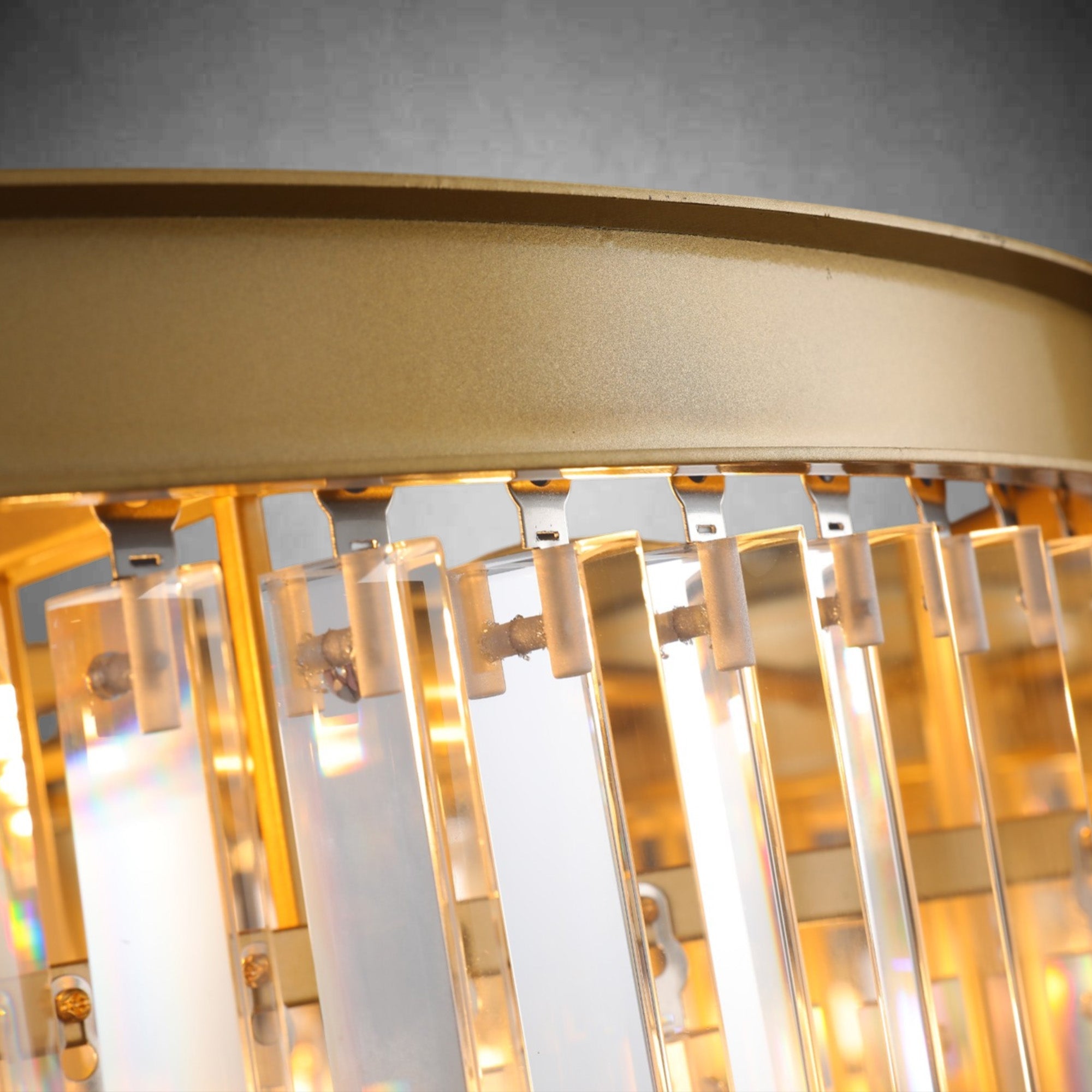 Odiana Series K9 Crystal Tiered Round Chandelier 19" 31" 43" Chandelier For Living Room Dinning Room