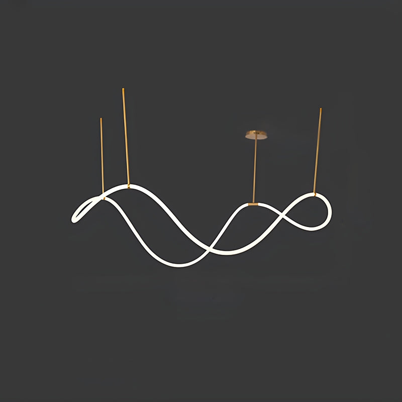 Feyran Modern Long Hose Led Pendant Light for Dining Room