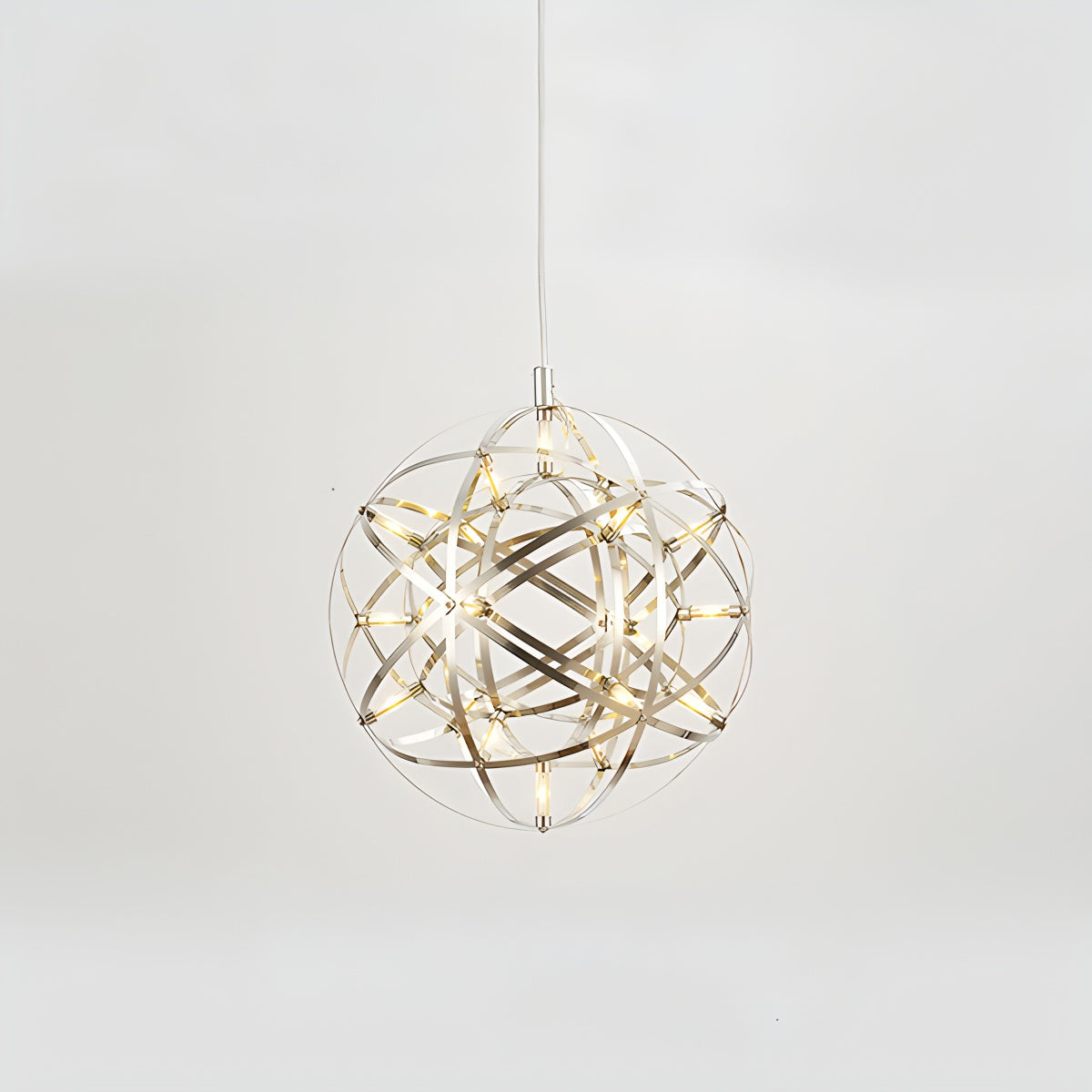 Feyran Silver Fire Ball Pendant Light for Dining Room