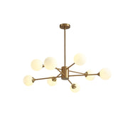 Glass Globes Sputnik Radial Chandelier | Feyran
