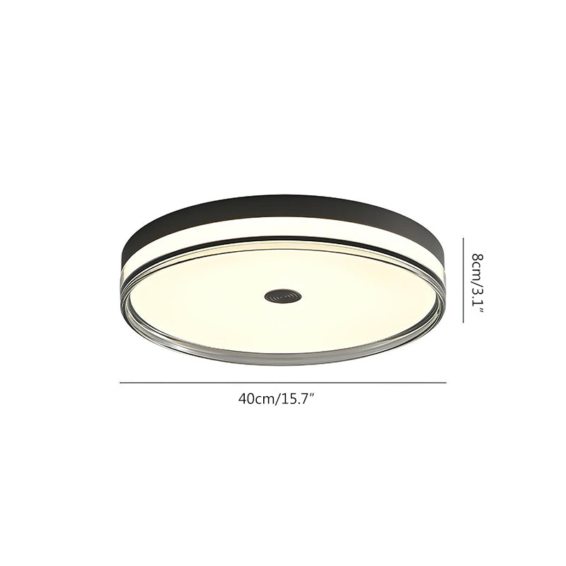 Feyran Acrylic Round LED Ceiling Lamp for Bedroom