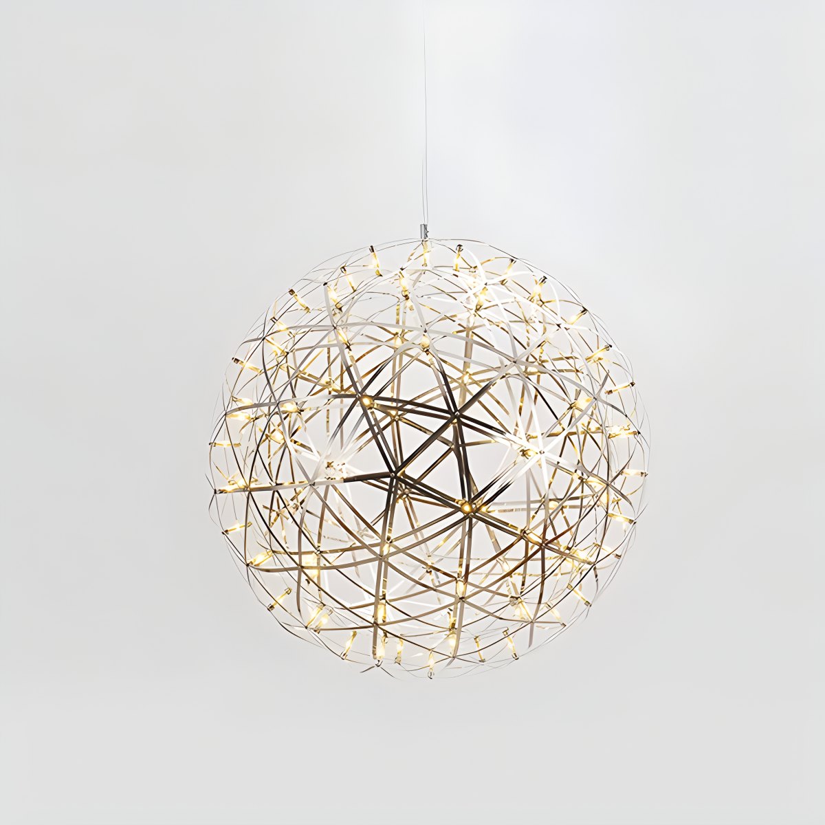 Feyran Silver Fire Ball Pendant Light for Dining Room