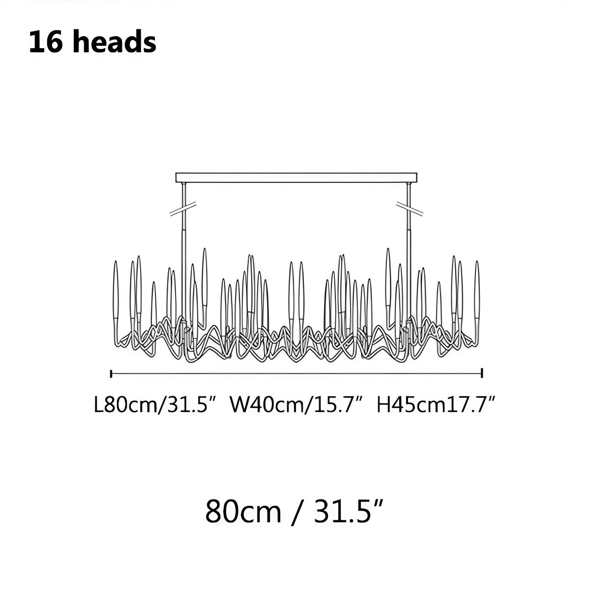 Feyran Modern Branch Chandelier & Floor Lamp