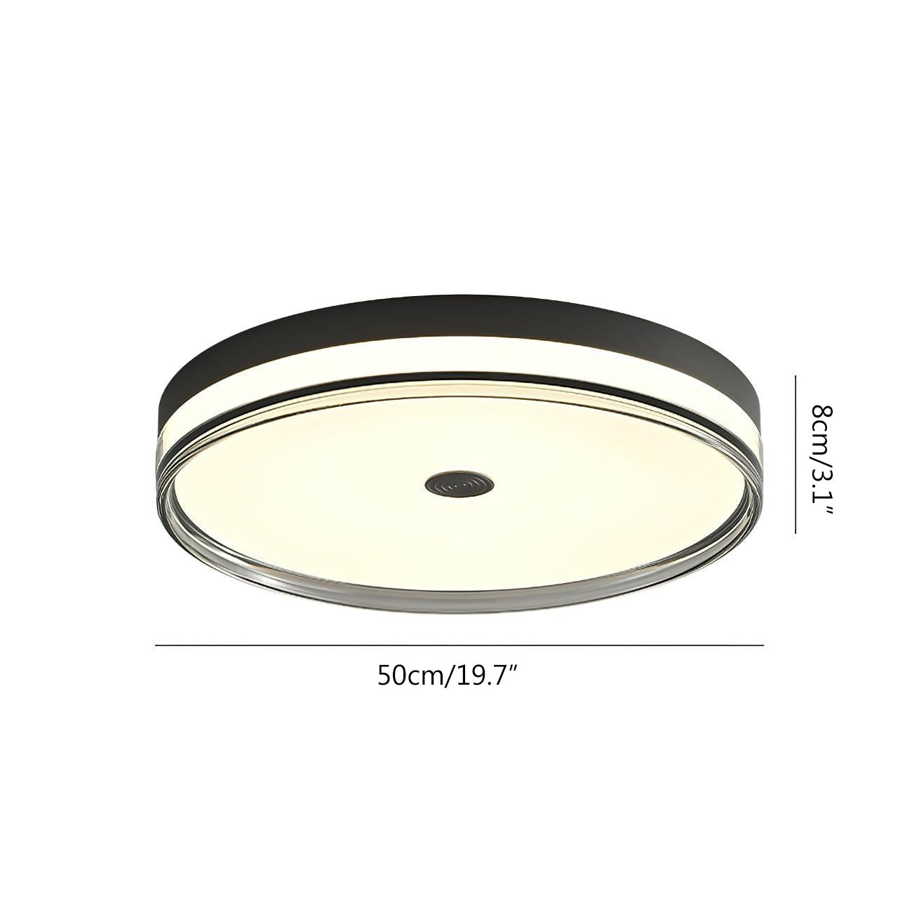 Feyran Acrylic Round LED Ceiling Lamp for Bedroom