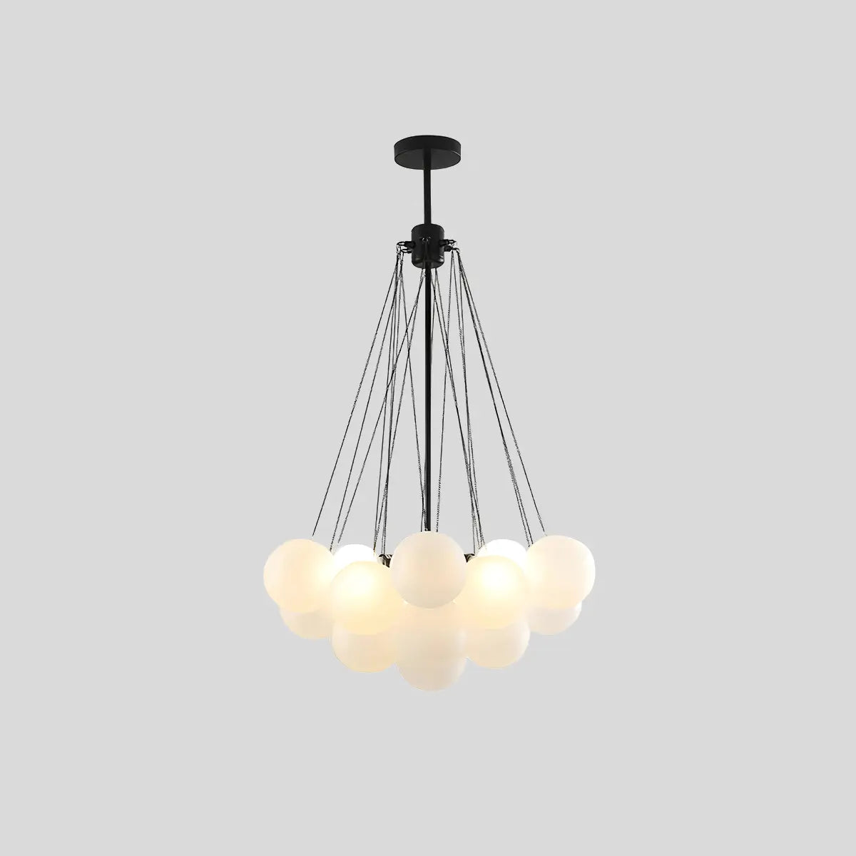 Feyran Modern Bubble Glass Chandelier for Living Room