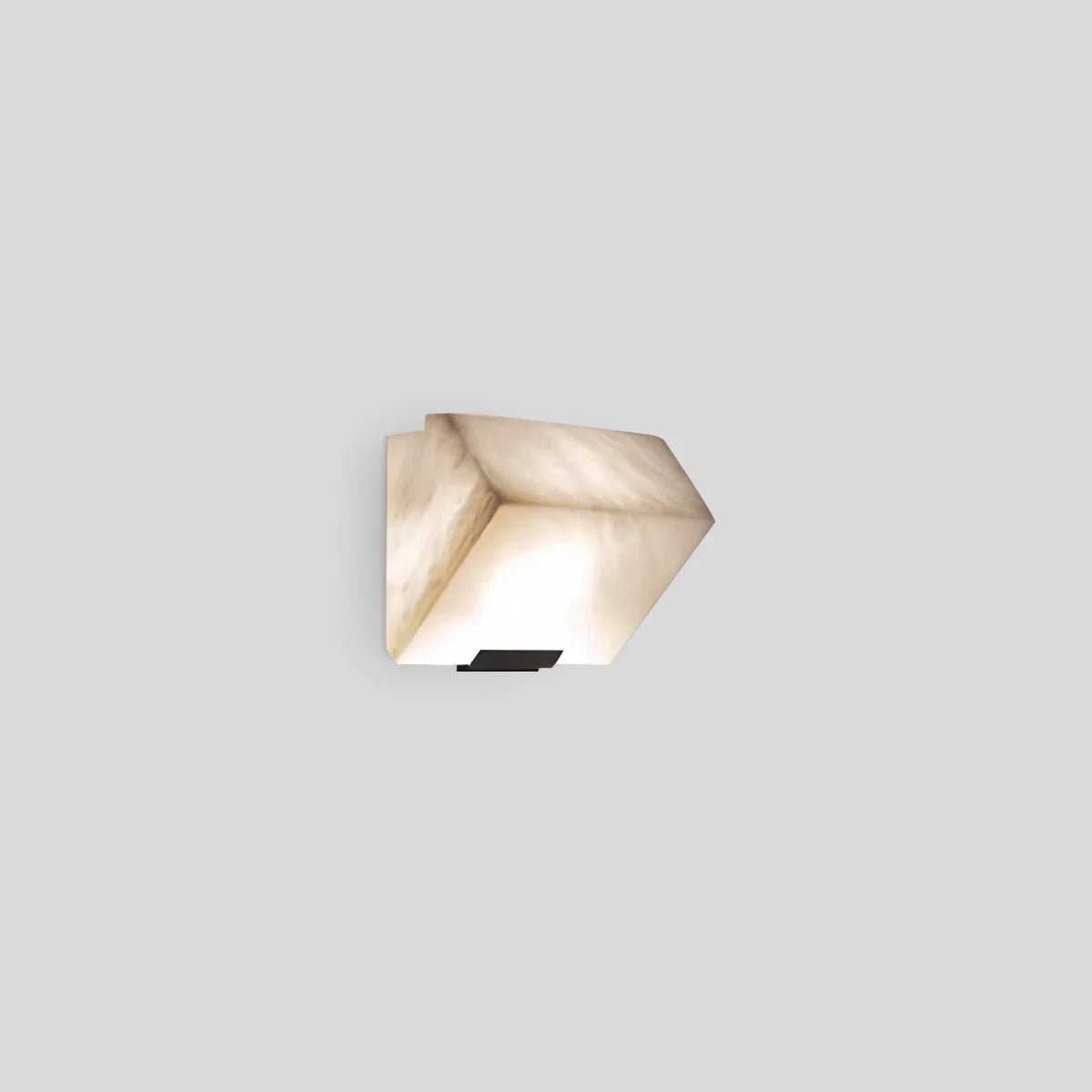 Feyran Triple Sloping Block Spanish Alabaster Wall Sconce