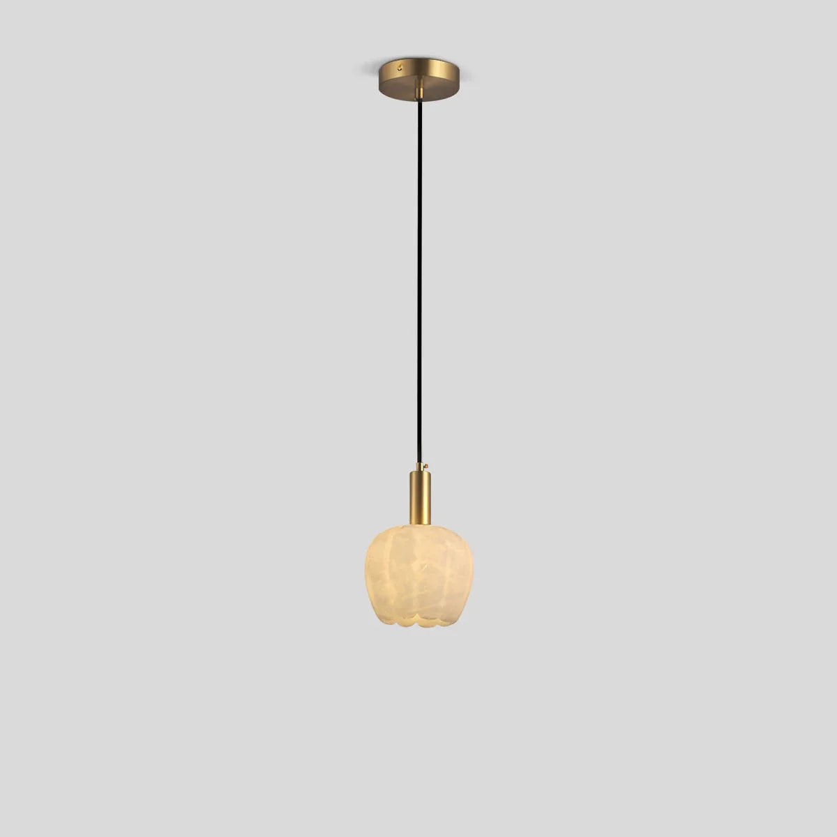 Feyran Flower Bud Shaped Spanish Alabaster Pendant Light
