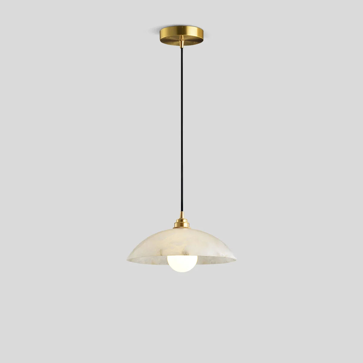 Feyran Dome Spanish Alabaster Pendant Light for Dining Room