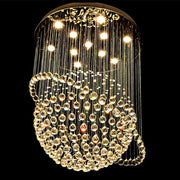 Modern Star Sphere Rain Drop Chandelier With Orbit - details