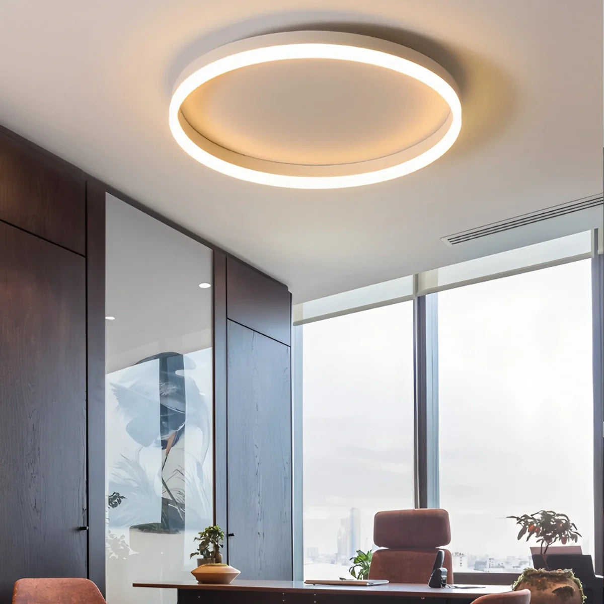Feyran Nordic Circular LED Ceiling Lamp for Bedroom