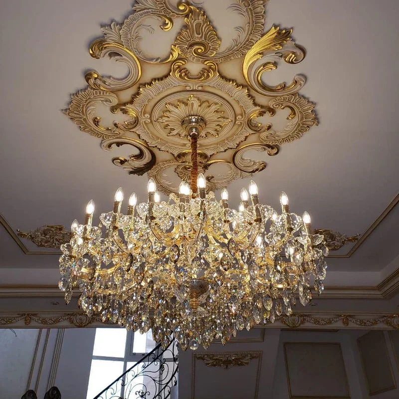 Allumage Extra Wide Classic Crystal Chandelier - Yovalighting