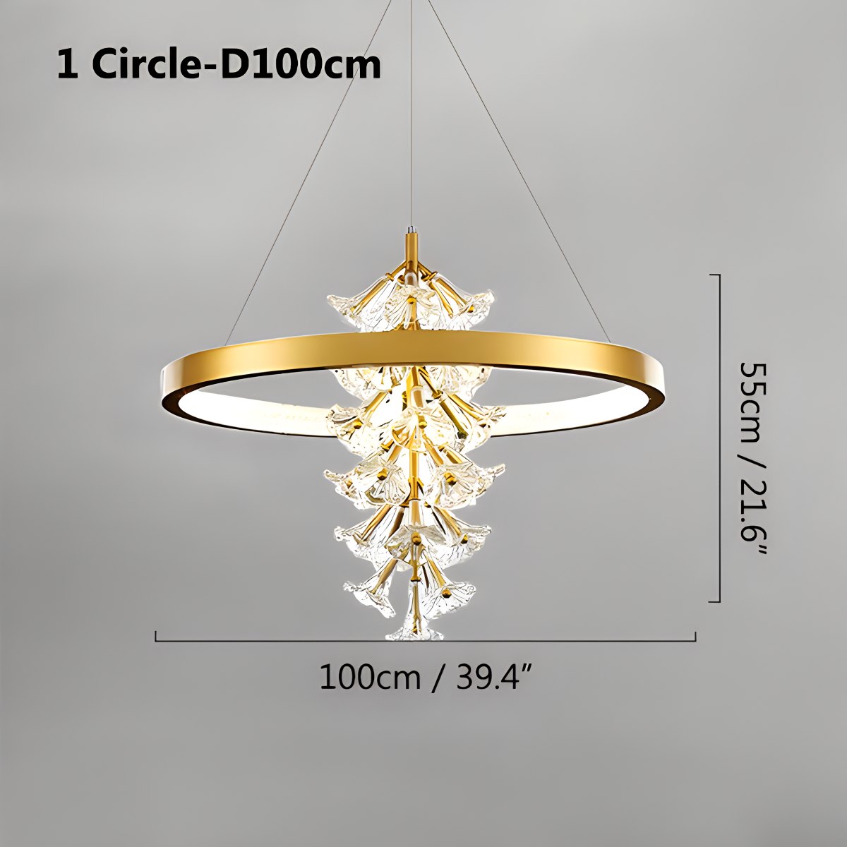 Feyran Nordic Light Luxury Ring Creative Chandelier