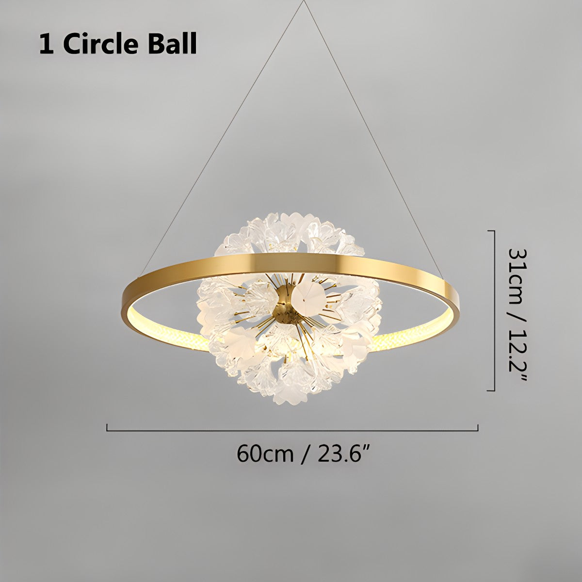 Feyran Nordic Light Luxury Ring Creative Chandelier