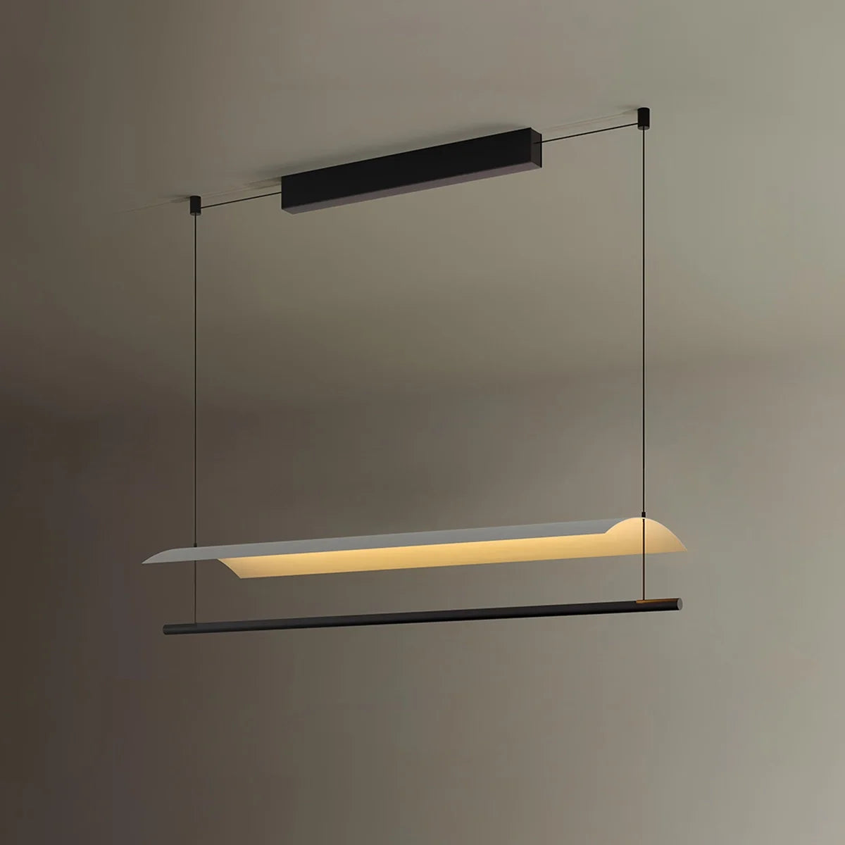 Feyran Minimalist Tile Shape Dining Room Pendant Light