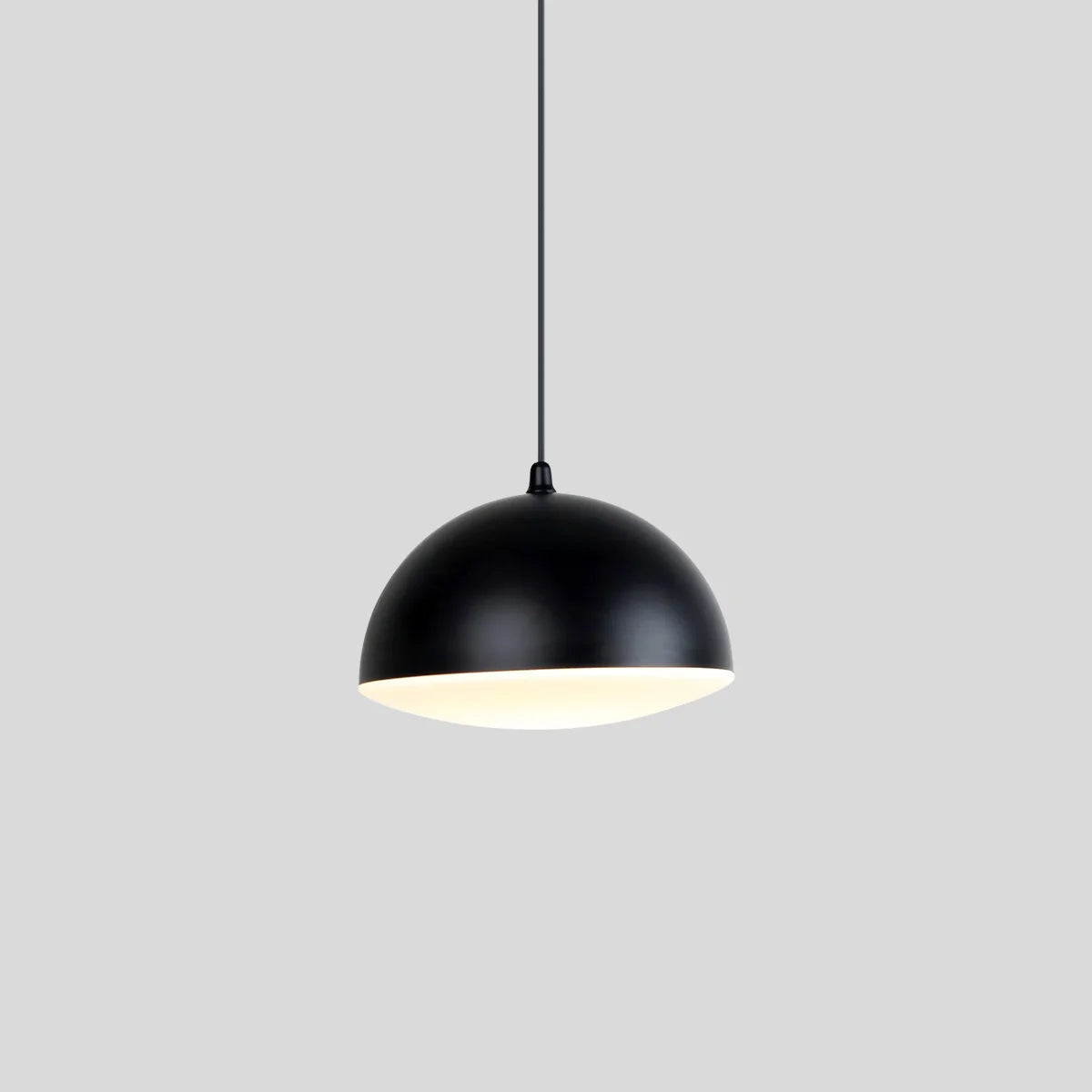 Feyran Nordic Minimalist Black Semi-Circular Pendant Light