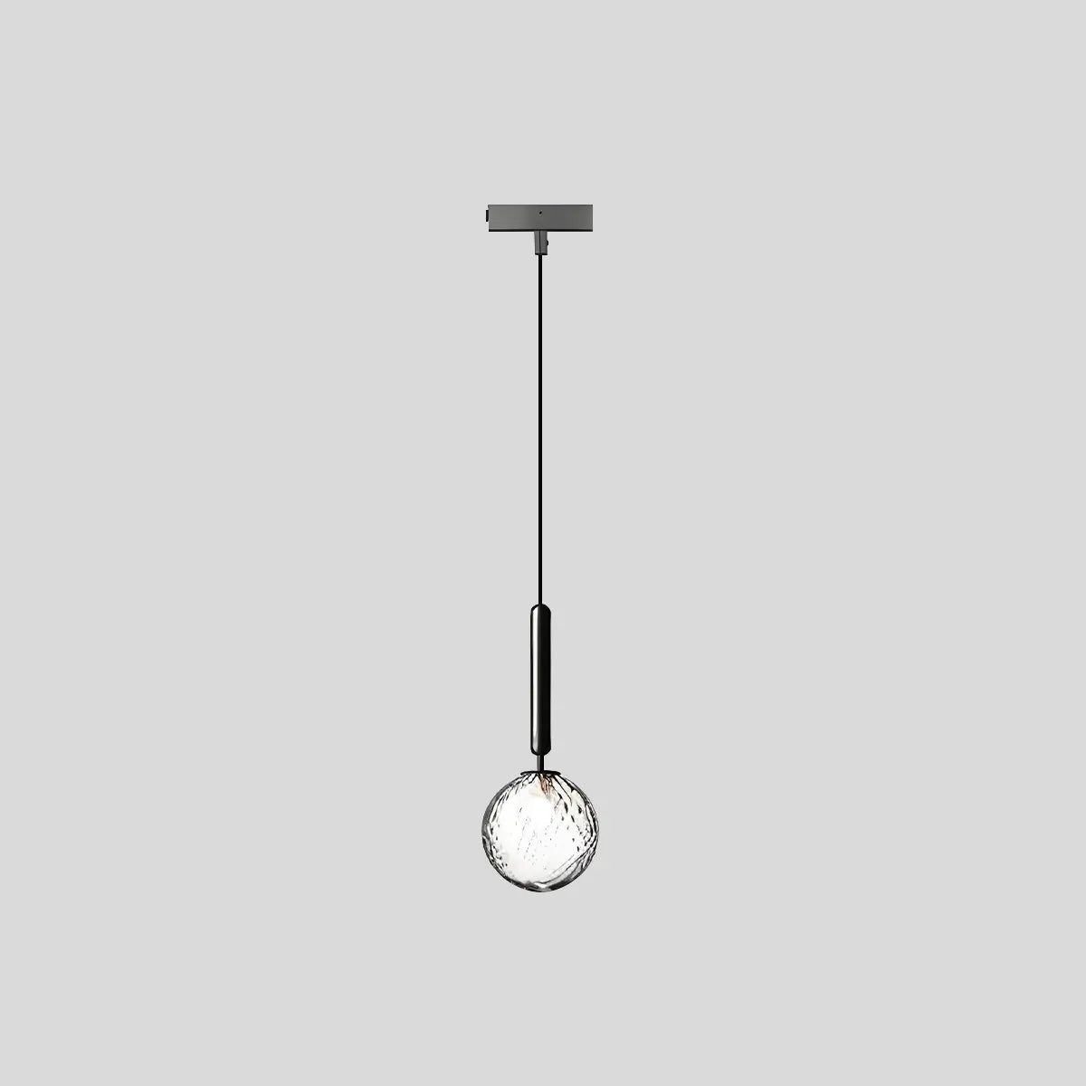 Feyran Temen Globe Glass Pendant Light for Kitchen Island