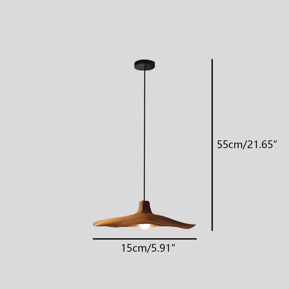 Feyran Retro Wave Wabi Sabi Pendant Light