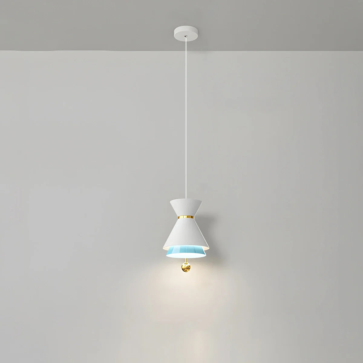 Feyran Modern Minimalist White LED Pendant & Wall Light