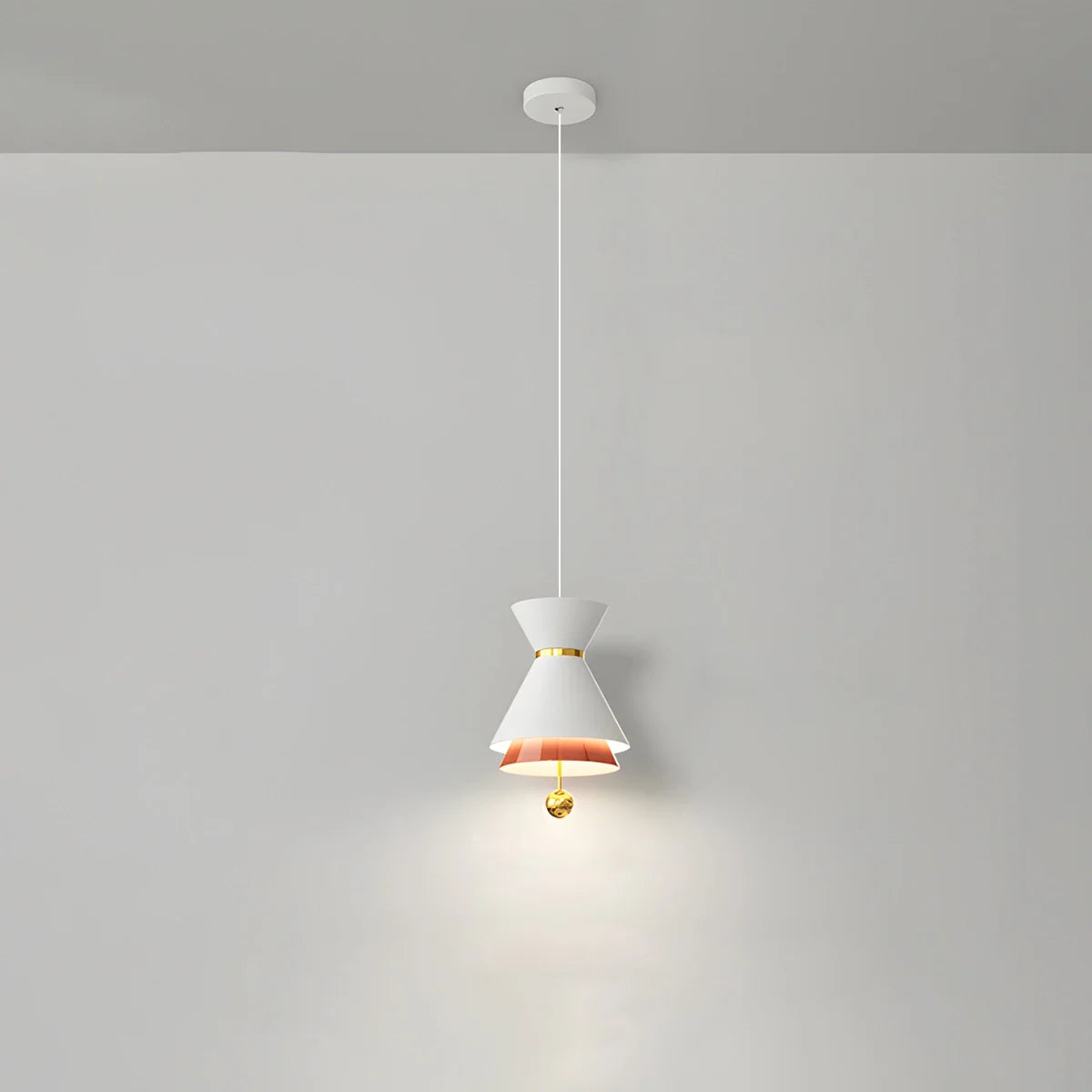 Feyran Modern Minimalist White LED Pendant & Wall Light