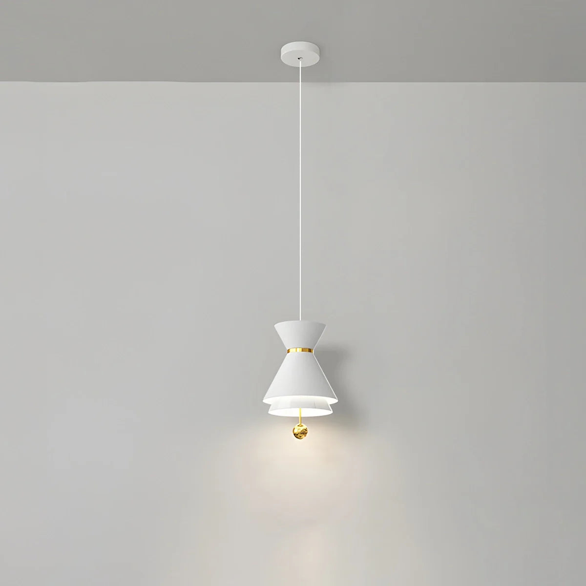 Feyran Modern Minimalist White LED Pendant & Wall Light
