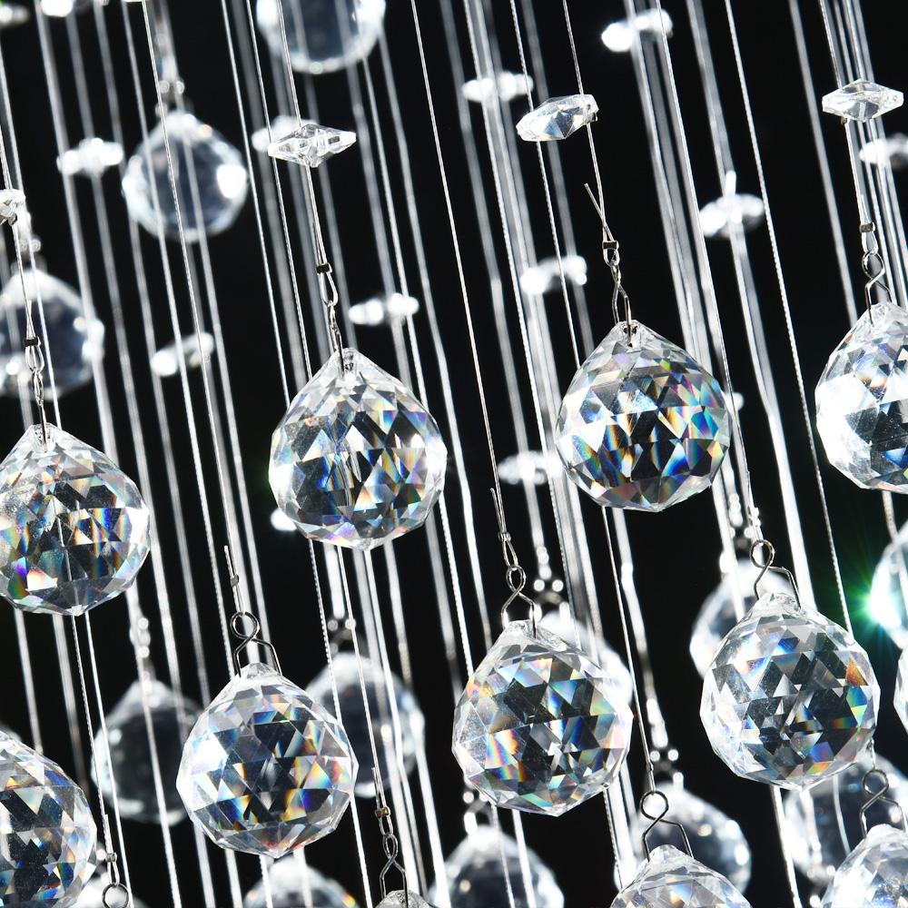Multi Layer Round Crystal Chandelier Ceiling Lights - Living Room detailMulti Layer Round Crystal Chandelier Ceiling Lights - Detail | Feyran