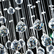 Multi Layer Round Crystal Chandelier Ceiling Lights - Living Room detailMulti Layer Round Crystal Chandelier Ceiling Lights - Detail | Feyran