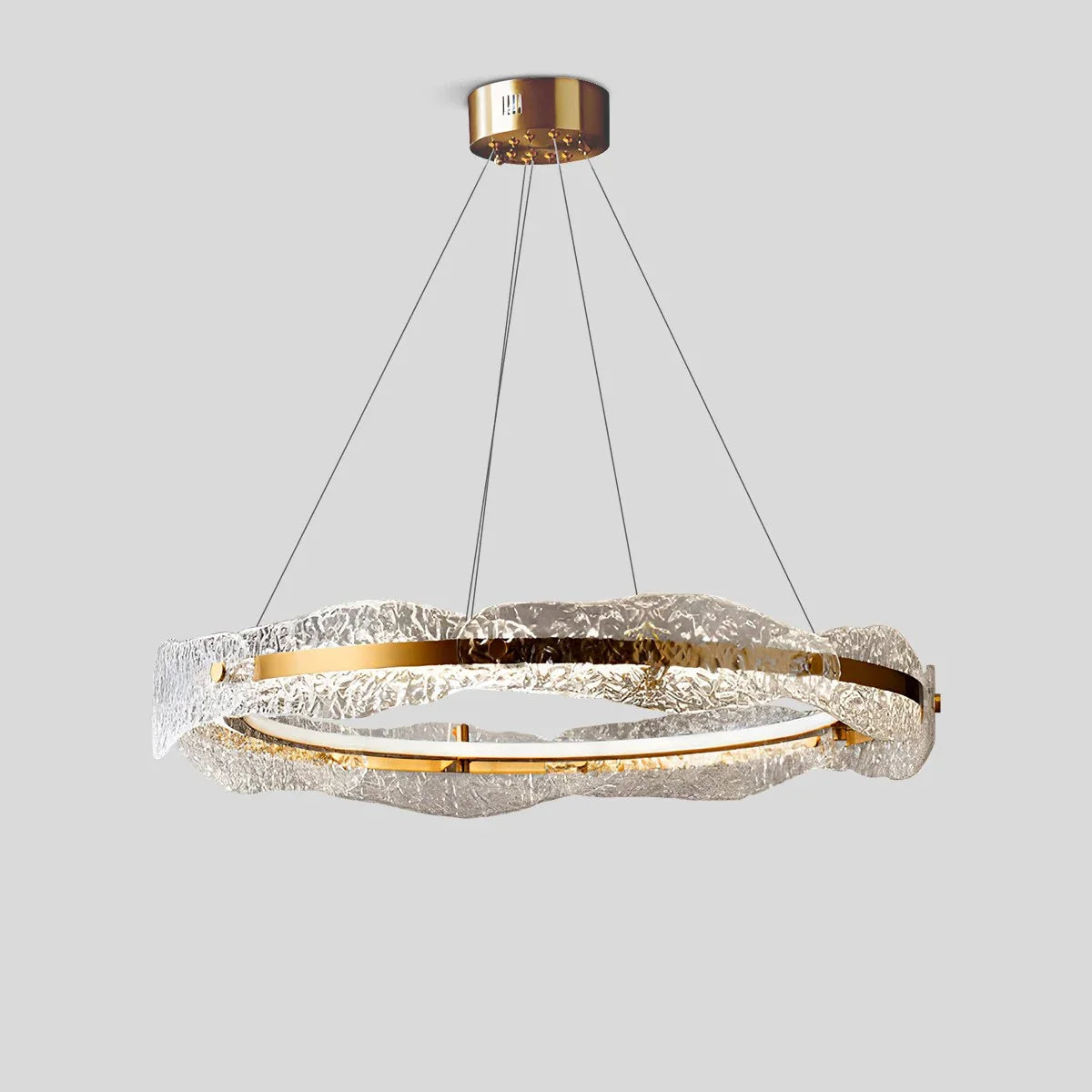 Feyran Water Pattern Glass Chandelier for Living Room