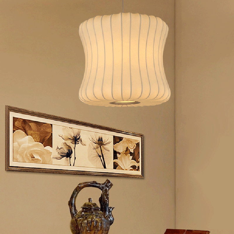 Feyran Vintage LED Silk Lantern Pendant Light