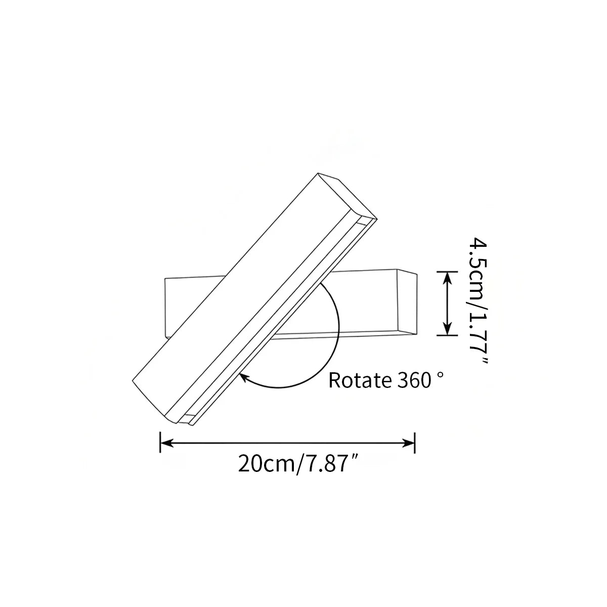 Feyran Adjustable Bar Wall Sconce for Bedroom