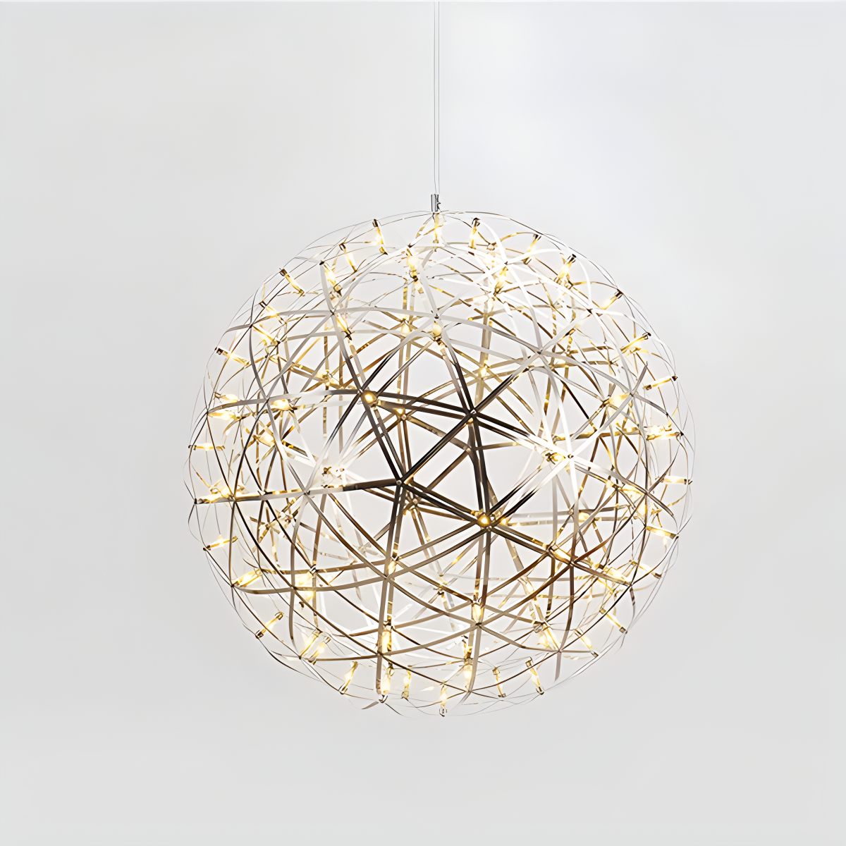 Feyran Silver Fire Ball Pendant Light for Dining Room