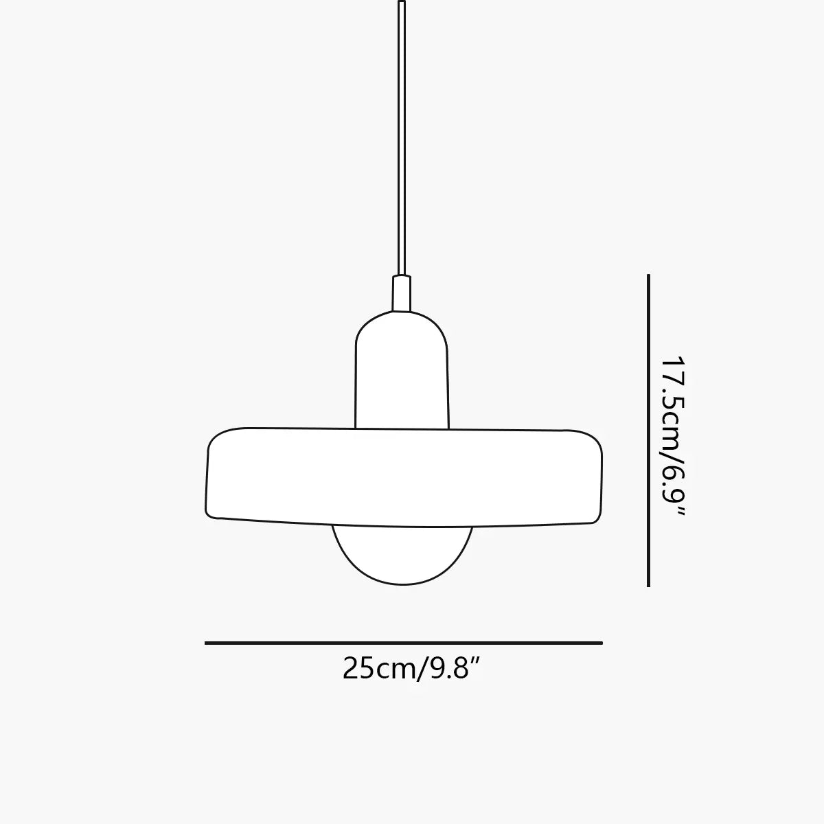 Feyran Modern Bauhaus Glass Pendant Light