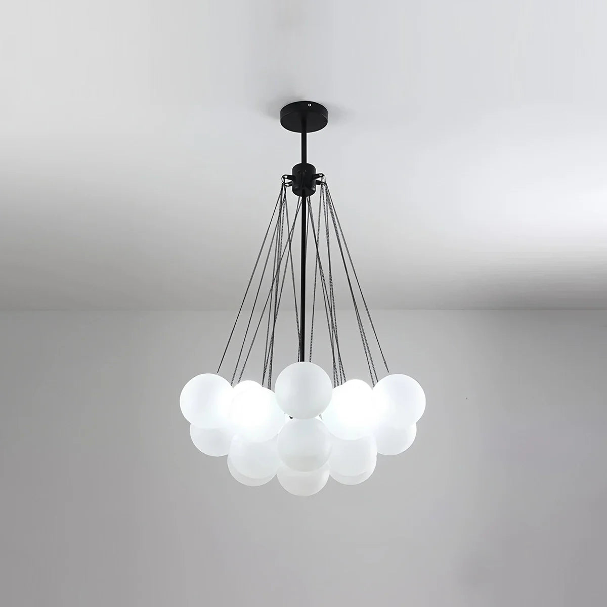 Feyran Modern Bubble Glass Chandelier for Living Room