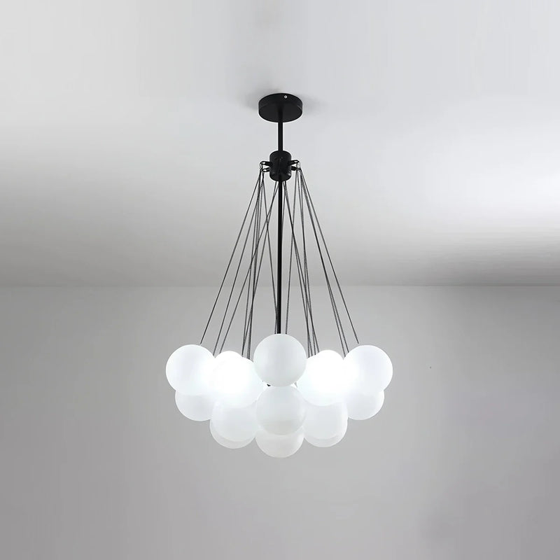 Feyran Modern Bubble Glass Chandelier for Living Room