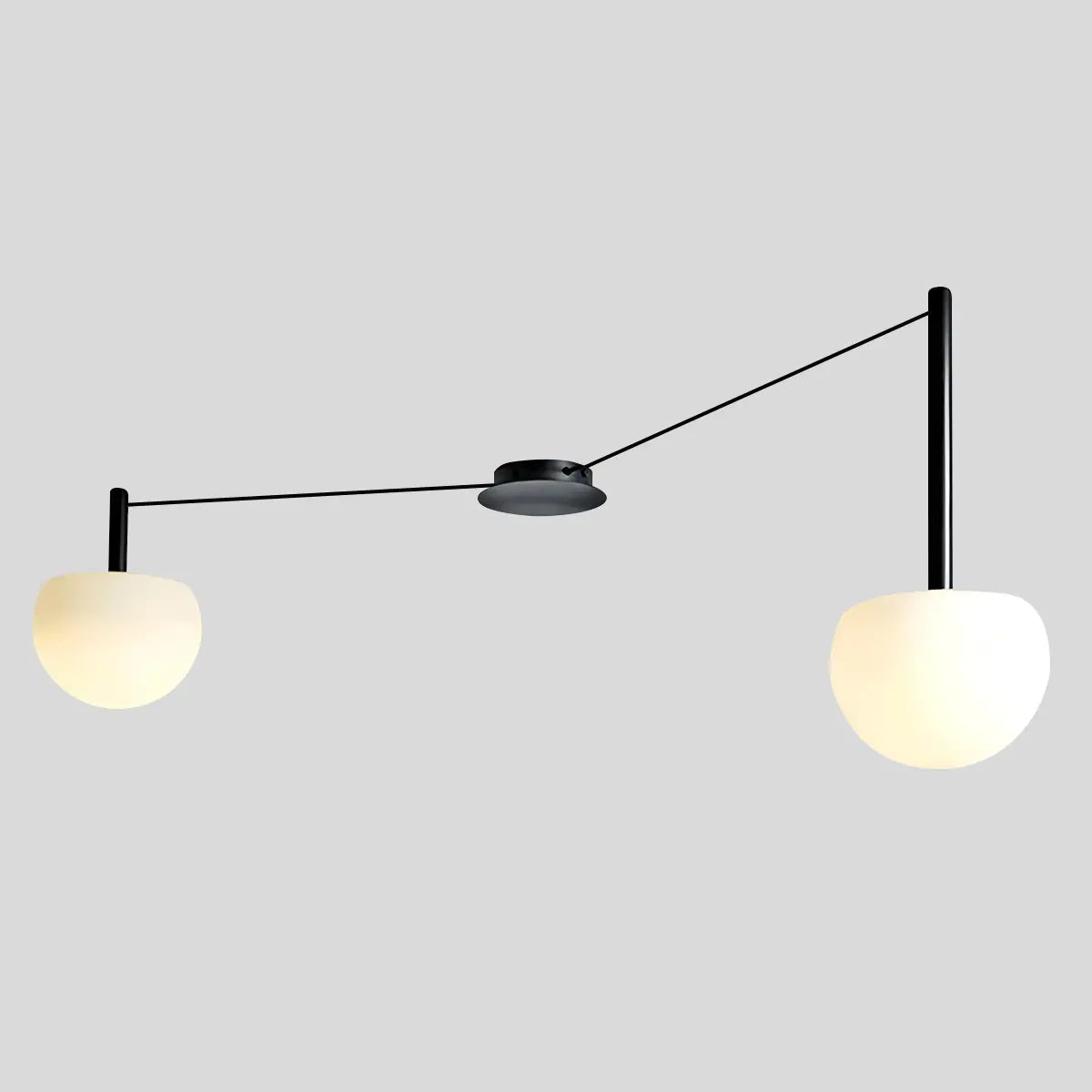 Feyran Custom Frosted Glass Globe Ceiling Light